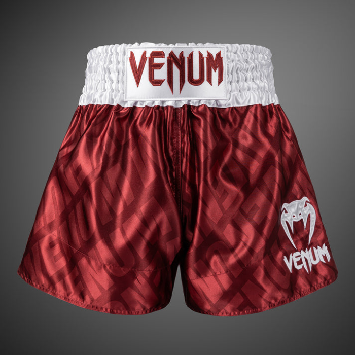 Шорти - Venum x Contender XT Muay Thai Shorts – Cherry Red/White​